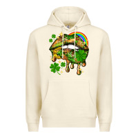 Sandshell St. Patrick's Day lips Premium Hoodie - HowdyJamesFarm