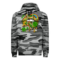 Slate Camo St. Patrick's Day lips Premium Hoodie - HowdyJamesFarm