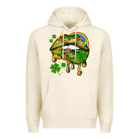 Tofu St. Patrick's Day lips Premium Hoodie - HowdyJamesFarm