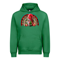 Emerald Christmas Gnome Urban Hoodie - CowhideDigitalArt
