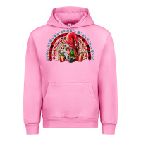 Fuchsia Pink Christmas Gnome Urban Hoodie - CowhideDigitalArt