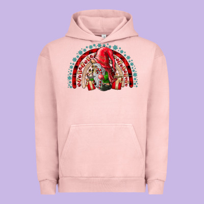 Christmas Gnome Urban Hoodie Designed By Cowhidedigitalart