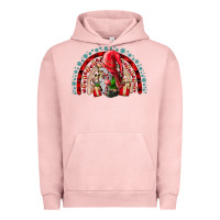 Pigment Salmon Christmas Gnome Urban Hoodie - CowhideDigitalArt