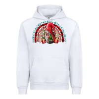 White Christmas Gnome Urban Hoodie - CowhideDigitalArt