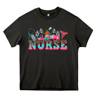 Asphalt nurse with race and  equipment Heavy Core Tee - AdoDesignShop