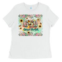 White god is my refugee and strength Ladies Tee - NancyCooperArtShop