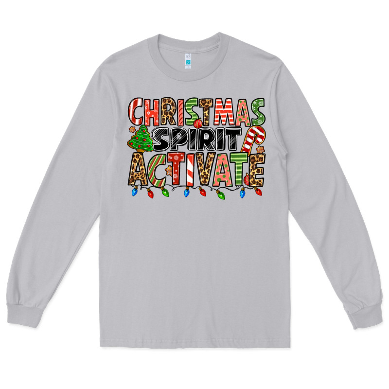 Christmas Spirit Activate Long Sleeve Tee by Jasminsmagicworld | Teevron