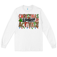 White christmas spirit activate Long Sleeve Tee - Jasminsmagicworld