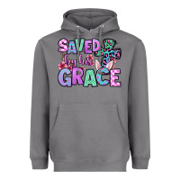 Storm Easter Day Saved by his grace Heavyweight Hoodie - OliviaCreatesArt