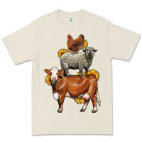 Bone farm animals stack Premium Tee - LillyAllenDesigns
