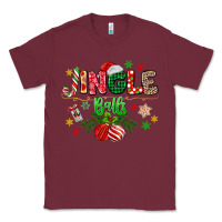 Burgundy jingle balls Classic Tee - MaliasSmallBusiness