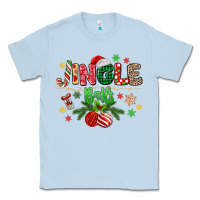 Dusty Blue jingle balls Classic Tee - MaliasSmallBusiness