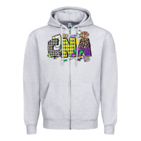 Heather Grey cna mardi gras certified nursing assistant Zipper Hoodie - CowGirlArtShop