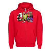 Red cna mardi gras certified nursing assistant Zipper Hoodie - CowGirlArtShop
