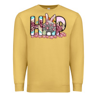 Antique Gold Easter Day Hop bunny Premium Sweatshirt - OliviaCreatesArt