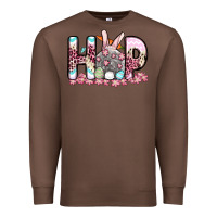 Chestnut Easter Day Hop bunny Premium Sweatshirt - OliviaCreatesArt