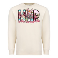 Sandshell Easter Day Hop bunny Premium Sweatshirt - OliviaCreatesArt