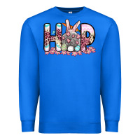 True Royal Easter Day Hop bunny Premium Sweatshirt - OliviaCreatesArt