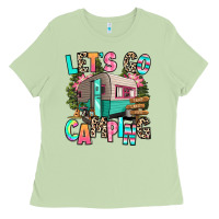 Matcha let's go camping Ladies Tee - RanaPortraitStore