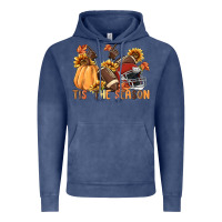Vintage Denim tis' the season Vintage Hoodie - MaliasSmallBusiness