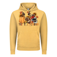 Vintage Mustard tis' the season Vintage Hoodie - MaliasSmallBusiness