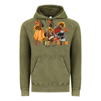 Vintage Olive tis' the season Vintage Hoodie - MaliasSmallBusiness
