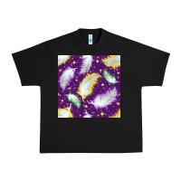 Black Mardi Gras Feathers seamless pattern Urban Heavy Tee - BundleAndBundleShop