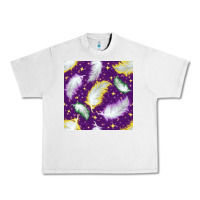 Lunar Rock Mardi Gras Feathers seamless pattern Urban Heavy Tee - BundleAndBundleShop