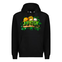 Black St. Patrick's Day Baseball Premium Hoodie - HowdyJamesFarm