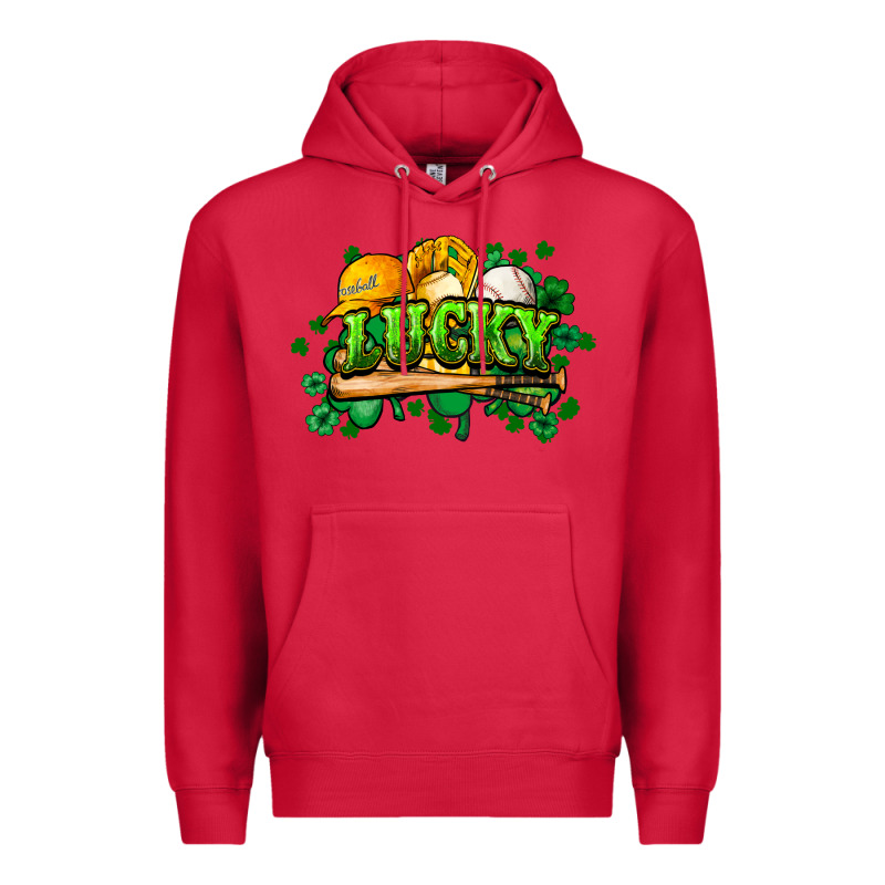 St. Patrick's Day Baseball Premium Hoodie by HowdyJamesFarm | Teevron