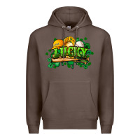 Coffee St. Patrick's Day Baseball Premium Hoodie - HowdyJamesFarm