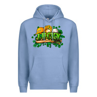Colony Blue St. Patrick's Day Baseball Premium Hoodie - HowdyJamesFarm