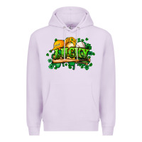 Lilac St. Patrick's Day Baseball Premium Hoodie - HowdyJamesFarm