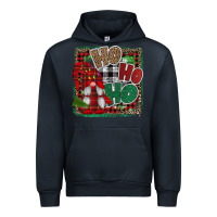 Navy Ho Ho Ho Gnomes Urban Hoodie - CowhideDigitalArt