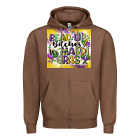 Chestnut bead up bitches Zipper Hoodie - CowGirlArtShop