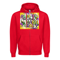 Red bead up bitches Zipper Hoodie - CowGirlArtShop