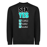 Black SEX YES HOT SEX SAFE SEX GREAT SEX Heavyweight Sweatshirt - Bettercallsaul