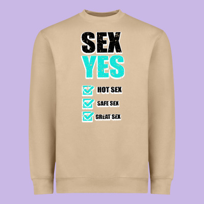 Sex Yes Hot Sex Safe Sex Great Sex Heavyweight Sweatshirt Designed By Bettercallsaul