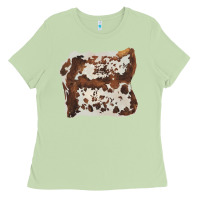 Matcha hand drawn cowhide cow fur Ladies Tee - BarkalooDesign