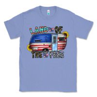 Colony Blue land of the free Classic Tee - CowhideDigitalArt