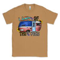Toasted Coconut land of the free Classic Tee - CowhideDigitalArt
