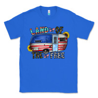 True Royal land of the free Classic Tee - CowhideDigitalArt