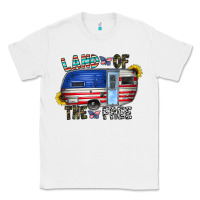 White land of the free Classic Tee - CowhideDigitalArt