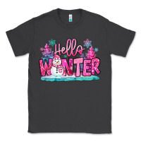 Smoke hello winter pink snowman Classic Tee - MaliasSmallBusiness