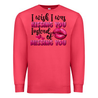 Cardinal I wish i was kissing you instead of missing you Premium Sweatshirt - FaDigitalArtStudio