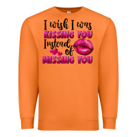 Carrot I wish i was kissing you instead of missing you Premium Sweatshirt - FaDigitalArtStudio