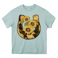 Arona horseshoe sunflower camouflage Heavy Core Tee - AdoDesignShop
