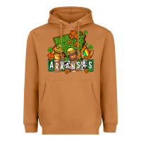 Meerkat St. Patrick's Arkansas Heavyweight Hoodie - OliviaCreatesArt