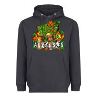 Smoke St. Patrick's Arkansas Heavyweight Hoodie - OliviaCreatesArt