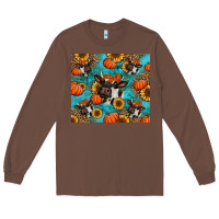 Chestnut autumn pumpkins holstein cow Long Sleeve Tee - Jasminsmagicworld